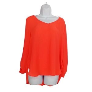 #030. NWT. E M orange 🍊 blouse. Great summer color. 🏖️ 🌞 🎉